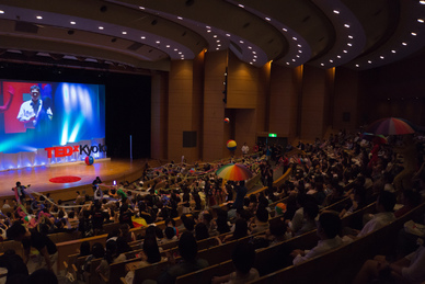 TEDxKyoto stage, Sep. 2013